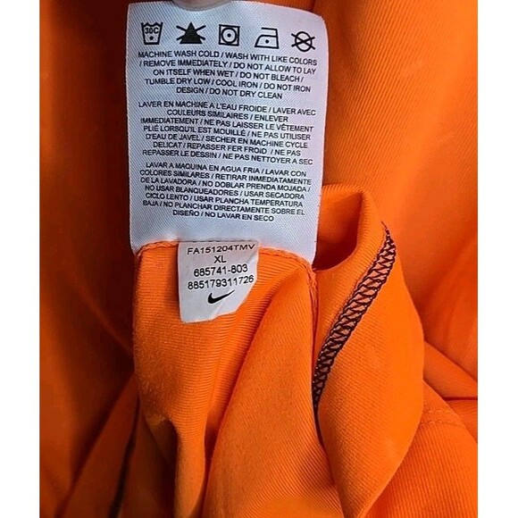 Nike Golf Tour Dri-Fit Performance Polo Shirt, Men's Sz XL, Orange "The Ridge" - Picture 10 of 10